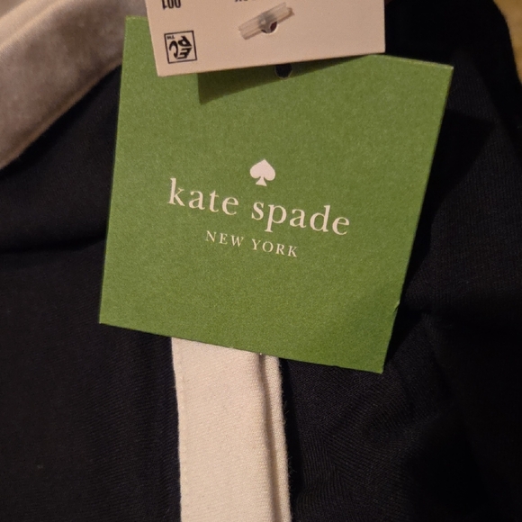 kate spade Black Nightshirt with White Trim and Slogan - Picture 4 of 5